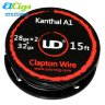 Clapton Twisted Wire Kanthal A1 28GA x 2 + 32GA(катушка, длина 4,5 м)